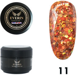 Everin Twinkle Color Gel EVERIN 5ml - 11 | Gel Color Cupru cu Sclipici Holografic pentru Manichiură Profesională (TE11)