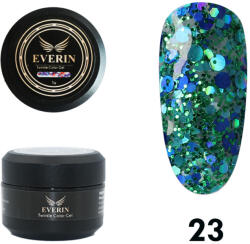 Everin Gel Verde Smarald cu Paiete Holografice Everin Twinkle 23 5g (TE23)