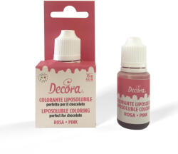 Decora Colorant Alimentar Lichid Liposolubil, Roz, 15 g (9600085)
