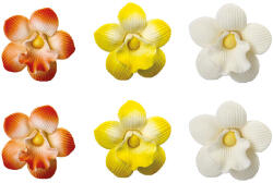 Decora Decor Zahar - Orhidee O 3.5 cm, 3 culori, 30 buc (5600101)