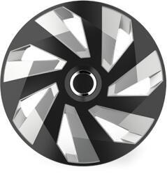 MEGA DRIVE Тасове за кола 16" MegaDrive VECTOR RC SILVER&BLACK (5421)