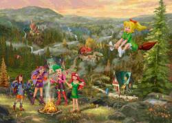 Schmidt Spiele - Puzzle Thomas Kinkade: Bibi Blocksberg: Întâlnirea tinerelor vrăjitoare - 1 000 piese Puzzle