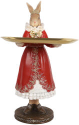 Clayre & Eef Figurina Iepuras Paste polirasina multicolora 18x17x31 cm (6PR5359)