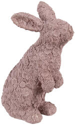 Clayre & Eef Figurina Iepuras Paste polirasina roz 19x11x26 cm (6PR5149)