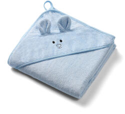 Babyono Prosop baie bambus cu gluga 100 x 100 cm Babyono albastru 1553 02 (1553/02)