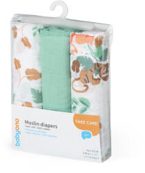 BabyOno Scutece muselina super soft, set 3 bucati, 100% bumbac, 70x70 cm, Babyono, 348 12 (348/12)