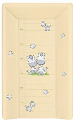 Ceba Baby Saltea de Infasat cu Capat Inchis 50x70cm, cu Intaritura, Suprafata Moale, Sistem Anti-Alunecare, Ceba Baby, Zebra, galben, 201-002-141 (201-002-141) Saltea de infasat