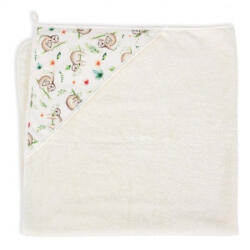 Ceba Baby Prosop Baie cu Gluga Copii, 100%Bumbac, 460g m2, Moale, Absorbant, Ceba Baby 100x100cm, printed line lazy, 815-111-582 (815-111-582)