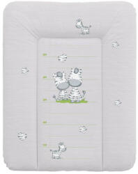 Ceba Baby Saltea de Infasat Moale, Fara Intaritura 50x70cm, Suprafata Aderenta, Ceba Baby, Zebre, Gri, 143-002-260 (143-002-260) Saltea de infasat