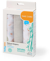 BabyOno Scutece muselina natural, set 3 bucati, 70 - casabebelusului - 60,00 RON