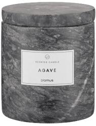 Blomus (Германия) Ароматна свещ BLOMUS FRABLI с аромат Agave - Ø8 х h9 см - цвят графит (BLOMUS 65455)