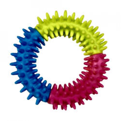 Perfect Pet Jucarie antrenament - Inel cauciuc cu tepi 10cm