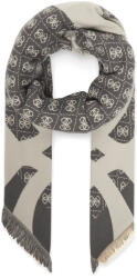 GUESS Eșarfă Jacquard Kefiah 135X135 AW5418POL03 bla black