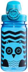 Nalgene Бебешка бутилка за вода Nalgene Grip-n-Gulp Sustain 0, 35 blue owl (078936)