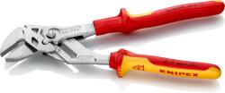 KNIPEX Клещи раздвижени, хромирани, vde 1000v жълто-червена (k8606250)