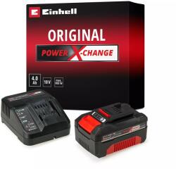 Einhell 18V 4, 0Ah PXC Starter Kit, ACUMULATOR 4AH + INCARCATOR