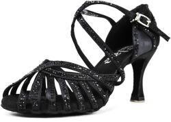 Elza Pantofi de dans pentru femei Elza - 1114 negru 7, 5 cm Flare Mărime: 36
