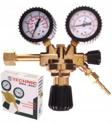 Technic Reductor de Presiune Dioxid de Carbon și Argon TC Technic ZR-39C pentru Sudură cu Tungsten în Gaz Inert, Metal Inert Gaz, Metal Activ Gaz, Migomat și Acvarii (TRS2-000592)