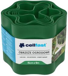 Cellfast Ágyásszegély 15cm x 9m zöld (30-002) - kipkop