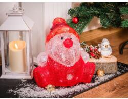 MagicHome MagicHome karácsonyi dekoráció, Mikulás, 30 LED, időzítő, akril, 3x AA, IP 44, külső, 24 x 21 x 24 c (ST8090243)