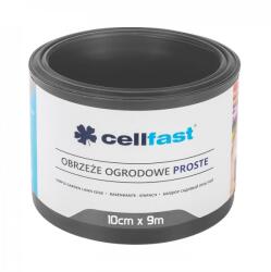 Cellfast Ágyásszegély 10cm x 9m grafit (egyenes) (30-241)