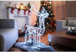 MagicHome MagicHome karácsonyi dekoráció, Rénszarvas, 216 LED hideg fehér, fordítható fejjel, 230 V, 50 Hz, kü (ST8091126)