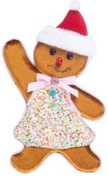MagicHome MagicHome Candy Line karácsonyi dekoráció, Mézeskalács bábu, 19 x 3 x 32 cm (ST8091195)