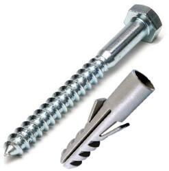 JKH Állványcsavar 8x70+kerek tipli12x59 (3 db) (J3904190)