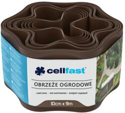 Cellfast Ágyásszegély 10cm x 9m barna (30-011) - kipkop