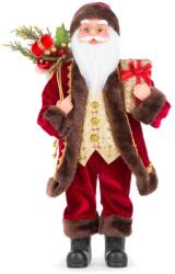 MagicHome MagicHome karácsonyi dekoráció, Mikulás ajándékokkal, 60 cm (ST8091318)