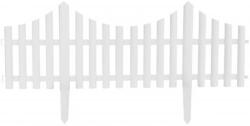  Kerti kerítés fehér 60, 5*32, 5cm (CH-DOS2392)