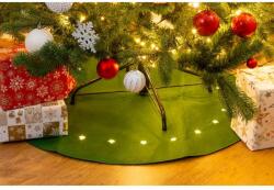 MagicHome MagicHome karácsonyi szőnyeg, csillagokkal, 22 LED, meleg fehér, 2x AA, 90 cm (ST8091493)