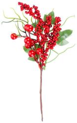 MagicHome MagicHome karácsonyi ág, bogyókkal, piros, 32 cm (ST8091539)