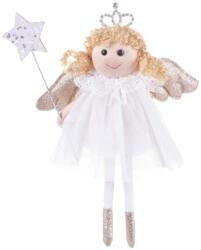 MagicHome MagicHome karácsonyi dekoráció, Tündér, fehér 14 x 4 x 19 cm (ST8091205)