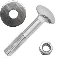 JKH Kapupántcsavar M6x60+anya+fakötésű alátét (10 db) (J3990007)