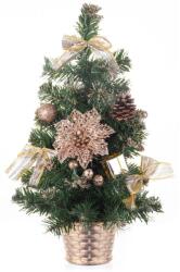 MagicHome Karácsonyfa MagicHome Karácsony, feldíszített, bronz, 40 cm (ST8090989)
