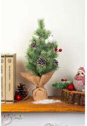 MagicHome Karácsonyfa MagicHome Karácsony, feldíszített, natúr, 36 cm (ST8091003)