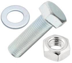 JKH Hatlapfejű csavar M6x20 +anya+lapos alátét (10 db) (J3902818)
