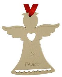 MagicHome MagicHome karácsonyi dísz, PEACE angyal, felfüggeszthető, csomag. 5 db (ST8090212)