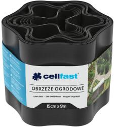 Cellfast Ágyásszegély 15cm x 9m fekete (30-032)
