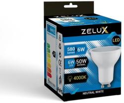 ZELUX Led Spot Gu10 6W 4000K - muholdvetel