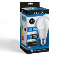 ZELUX Led Globe A60 12W E27 4000K Gömb Izzó - muholdvetel