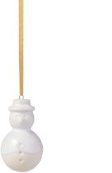 Villeroy & Boch like. by V&B Winter Glow karácsonyfadísz 8cm, Hóember (14-8671-4347)