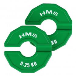 HMS Set greutati cauciucate HMS TSN25 2x0.25 kg/35 mm (17-61-127)