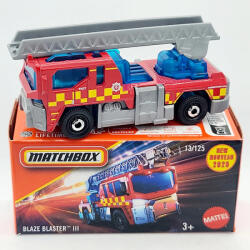 Mattel Matchbox - Blaze Buster III tűzoltóautó papírdobozban (JBV13)