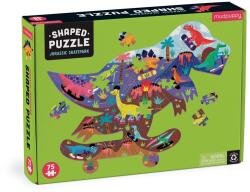 Mudpuppy - Gördeszkás dínós 75 db-os puzzle (ZKUK9780735376496)