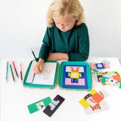 Petit Collage - Design+ Draw- Szörny tervező játék úti verzió (ZKUK0736313544565)