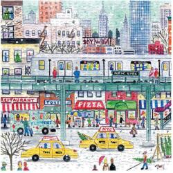 Galison - Michael Storrings New York Metró 500 db-os puzzle (ZKUK9780735353091)