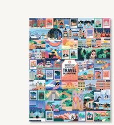 Ridley's Games Ridley’s Games - 50 bakancslistás hely- 1000 db-os puzzle (ZKUK0810073341371)