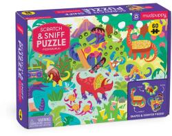 Mudpuppy - Pizzaszaurusz 60 db-os illatos puzzle (ZKUK9780735378681)